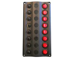 Circuit panel with 8 switches