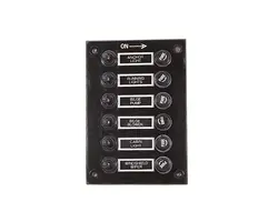 Electric panel 6 switches