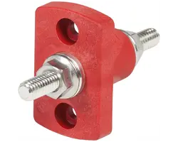 Red terminal feed-through connectors diameter M8