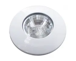 Halogen spotlight white plastic 10W 12V