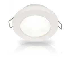 Hella EuroLED 75 LED Recessed Spot White - 12V - Spring Clip - Cool White