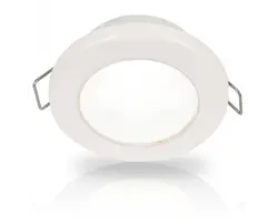 Hella EuroLED 75 LED Recessed Spot White - 24V - Spring Clip - Cool White