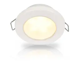 Hella EuroLED 75 LED Recessed Spot White - 12V - Spring Clip - Warm White