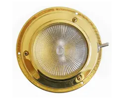 Polished brass ceiling light Ø 110mm