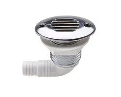 90 degrees Tank's Chrome-plated Oval Vent