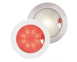 Hella White/Red EuroLED 150 Touch Lamp - 12-24V - 4W - Plastic