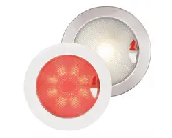 Hella White/Red EuroLED 150 Touch Lamp - 12-24V - 4W - SS