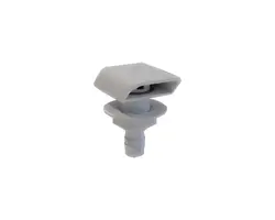 Straight Tank’s Vent with Fire-proof Screen - White