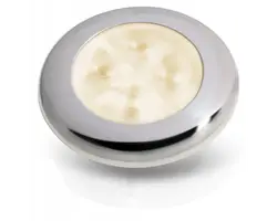 Warm white stainless steel LED courtesy light 12V 0.5W