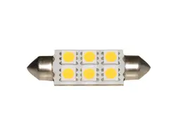 Festoon bulb 6 LED SMD 10-30V