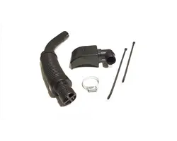 Air intake pipe with silencer