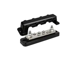 Busbar 250A 2P with 6 Screws & Cover