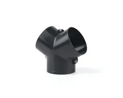 Y-shape adapter for air pipe diameter 75mm