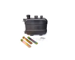 Black fuel tank with shut-off valve 7lt