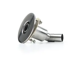 Stainless steel exhaust adapter for yachts or boats diameter 24mm