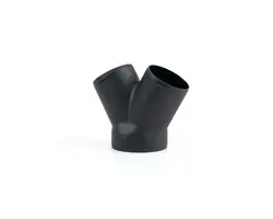Y-shape adapter for air pipe Ø 75-2*60mm