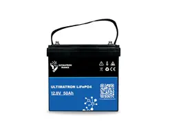 Ultimatron LiFePO4 Lithium Battery 12.8V 50Ah with Smart BMS Integrated