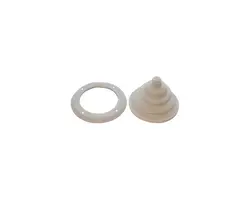 Steering Cable Grommet with Rubber Cap - 105mm - White