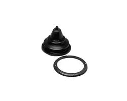 Steering Cable Grommet with Rubber Cap - 152mm - Black