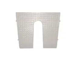 Wedge-shaped Transom Protection - 420x340mm - White