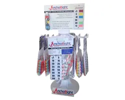 Display Stand with 12 Chain Markers Packs