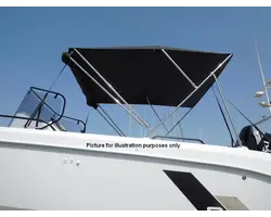 1 color stainless steel bimini - Flyer 7 SPACEdeck