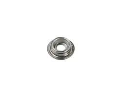 Stainless Steel Knurled Button - 17mm