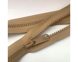 Beige Nylon 10mm Zipper with Die-cast Slider - 1.5m