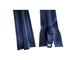 Blue Nylon 10mm YKK Zipper with Plastic Slider - 0.5m