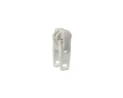 Double Die-cast YKK10 Plastic Slider - White