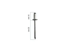 Aluminum Rivet - 3x14mm