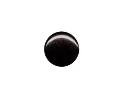 Brass Cap 15mm - Black