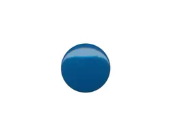 Brass Cap 15mm - Blue