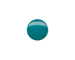 Brass Cap 15mm - Teal