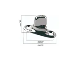 DOT® Low Nickel-plated Brass Swivel Lock