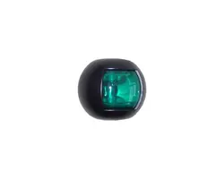 Green starboard navigation light Delfi series - Black case