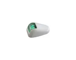 Green LED navigations lights - White case - 12-24V