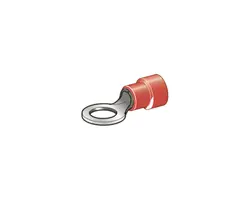 Red insulated eye terminals - 6.2mm