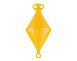 Biconical Mooring Buoy Ø 32 cm - Yellow