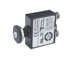 Push Button Reset Circuit Breaker with Screw Terminal - 10A