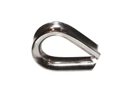 AISI 316 Thimble - diameter 22mm, For rope diameter, mm: 22