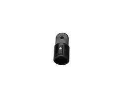 Black Nylon Tube Terminal Ø22mm, Color: Black