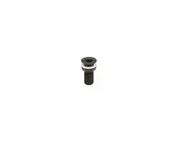 Black Recessed Through-hull - 3/4", Thread: M3/4", Color: Black