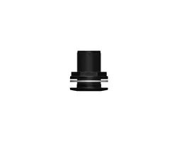 Black Threaded Through-hull - 2", Color: Black, Thread: M2"