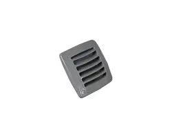 Grey Louver Vent - 92x92mm