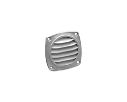 Grey Plastic Louver Vent - 85x85mm, Color: Grey