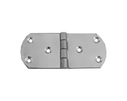 Mirror Polished S.S. Hinge - 100x40mm, Dimensions, mm: 100x40