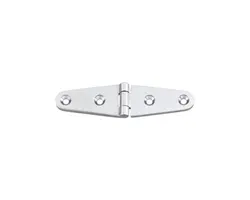 Mirror Polished S.S. Hinge - 104x26mm, Dimensions, mm: 104x26