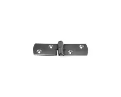 Mirror Polished S.S. Hinge - 75x20mm, Dimensions, mm: 75x20