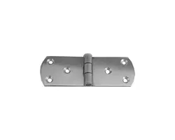 Mirror Polished S.S. Hinge - 85x30mm, Dimensions, mm: 85x30